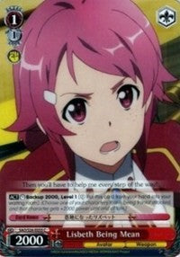 Image of Lisbeth Being Mean (SAO/S26-E055 C) [Sword Art Online Vol.2]