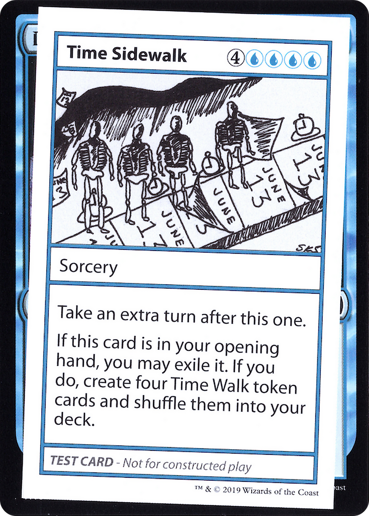 Image of Time Sidewalk (2021 Edition) [Mystery Booster Playtest Cards]