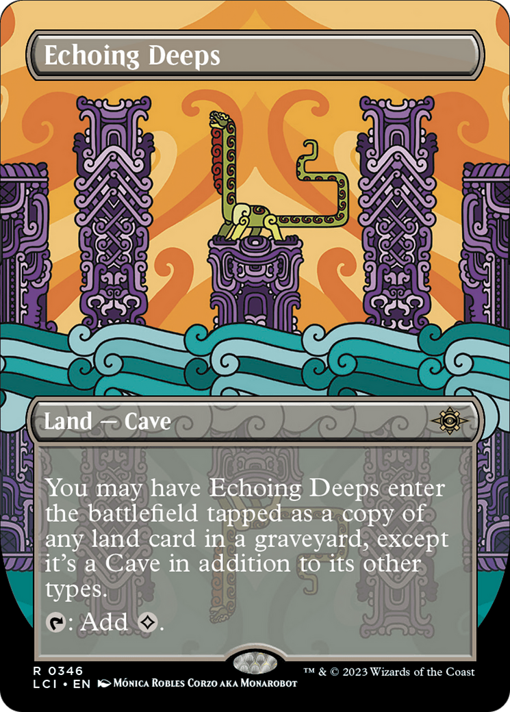 Image of Echoing Deeps (Borderless) [The Lost Caverns of Ixalan]