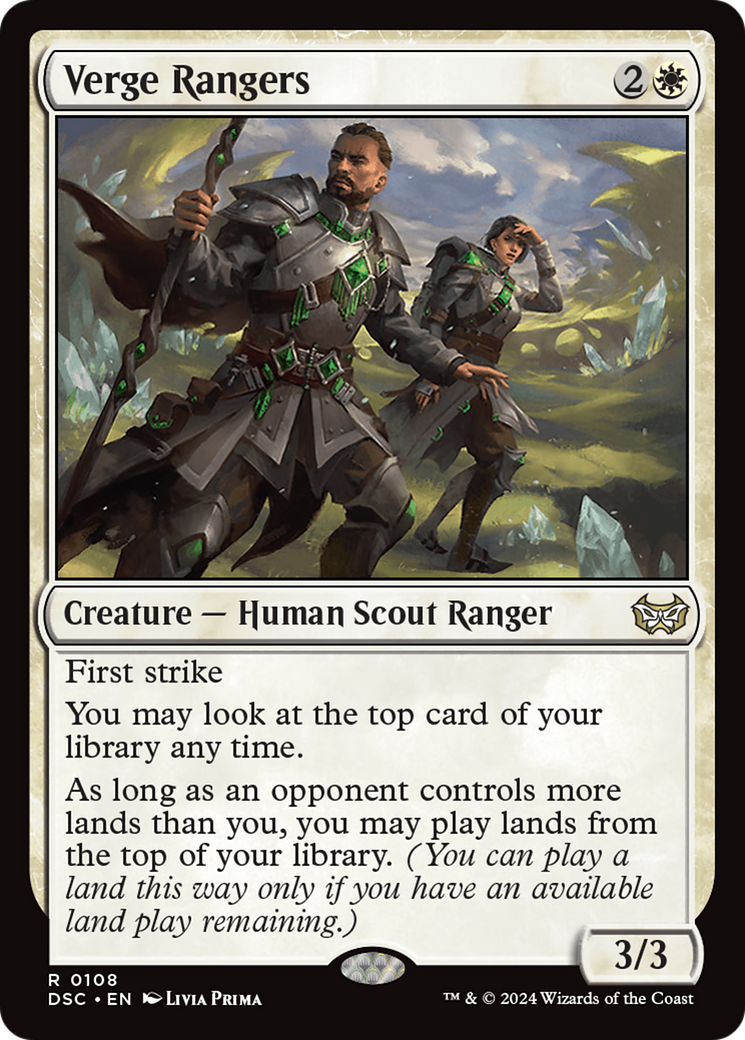 Image of Verge Rangers [Duskmourn: House of Horror Commander]