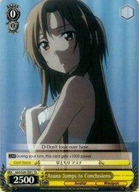 Image of Asuna Jumps to Conclusions (SAO/S20-TE01 TD) [Sword Art Online]