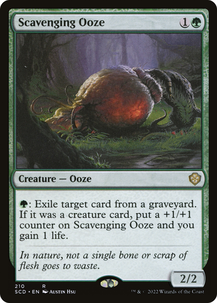 Image of Scavenging Ooze [Starter Commander Decks]