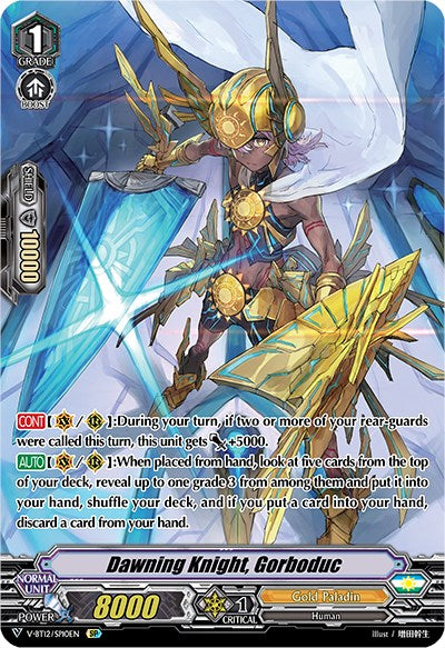 Image of Dawning Knight, Gorboduc (V-BT12/SP10EN) [Divine Lightning Radiance]