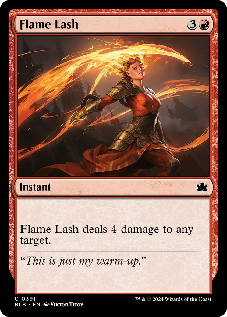 Image of Flame Lash [Bloomburrow]