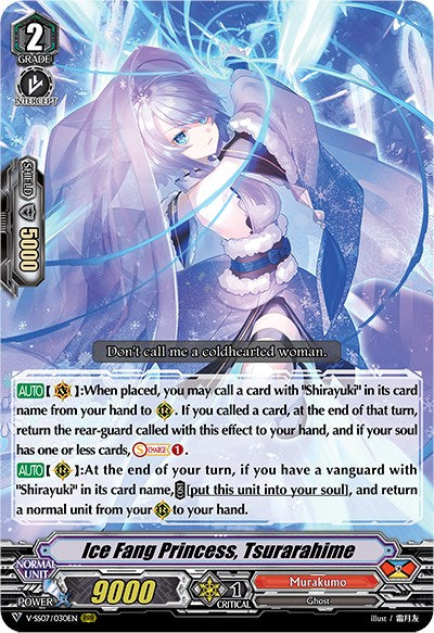 Image of Ice Fang Princess, Tsurarahime (V-SS07/030EN) [Clan Selection Plus Vol.1]