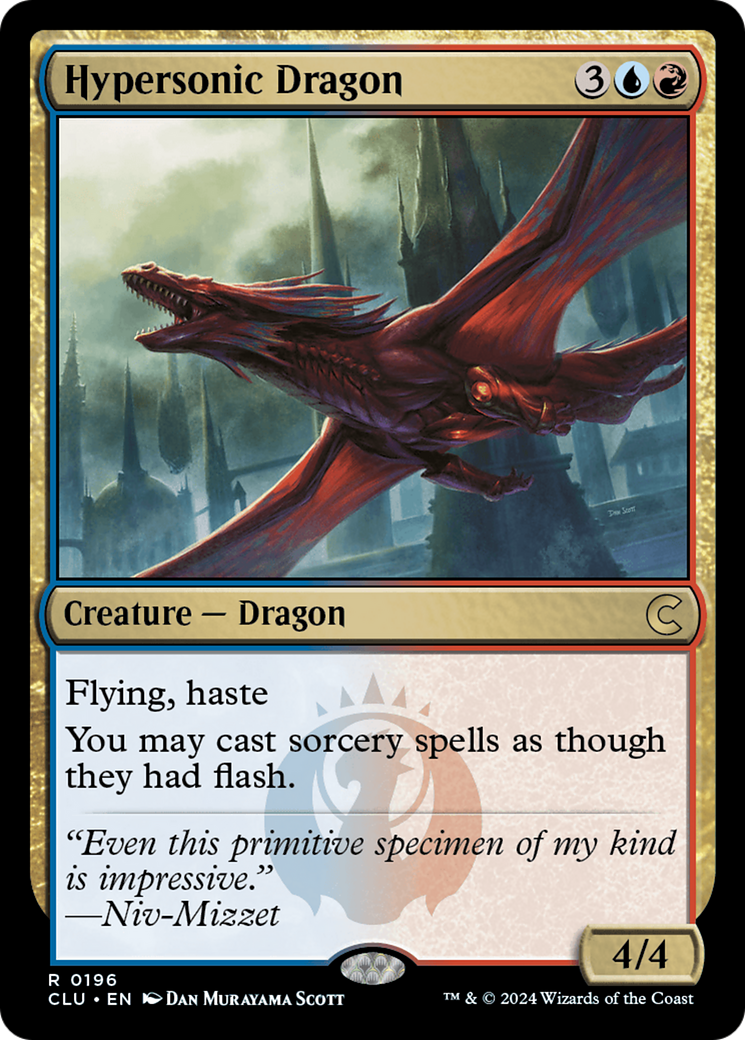 Image of Hypersonic Dragon [Ravnica: Clue Edition]