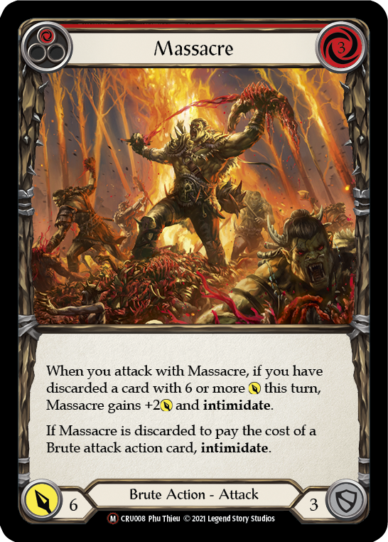 Massacre [U-CRU008] (Crucible of War Unlimited)  Unlimited Normal