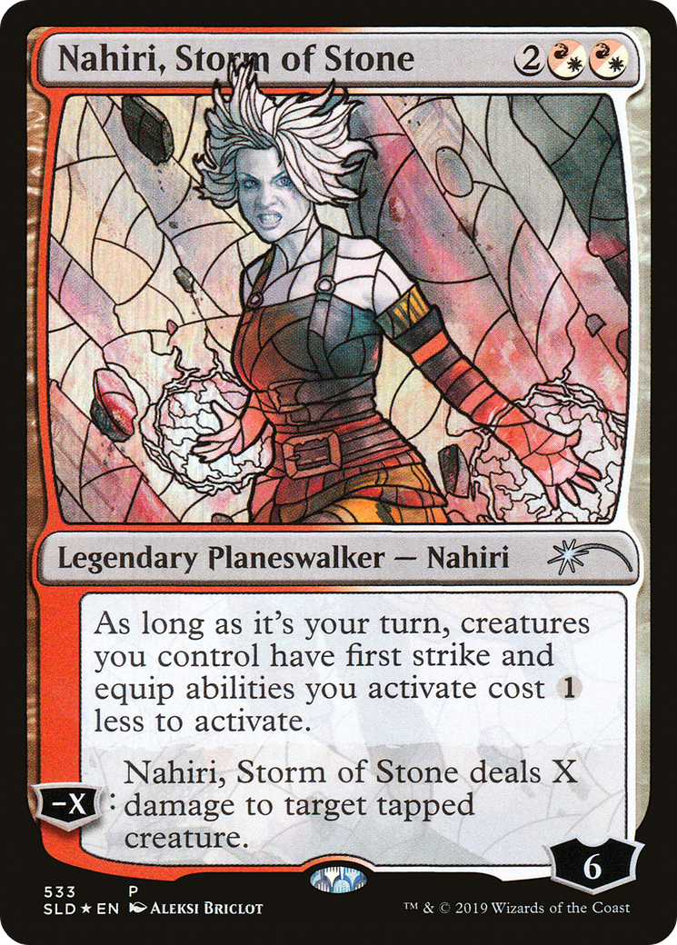 Image of Nahiri, Storm of Stone (Stained Glass) [Secret Lair Drop Promos]