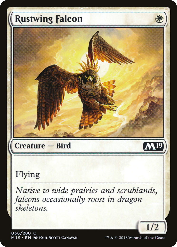 Image of Rustwing Falcon [Core Set 2019]