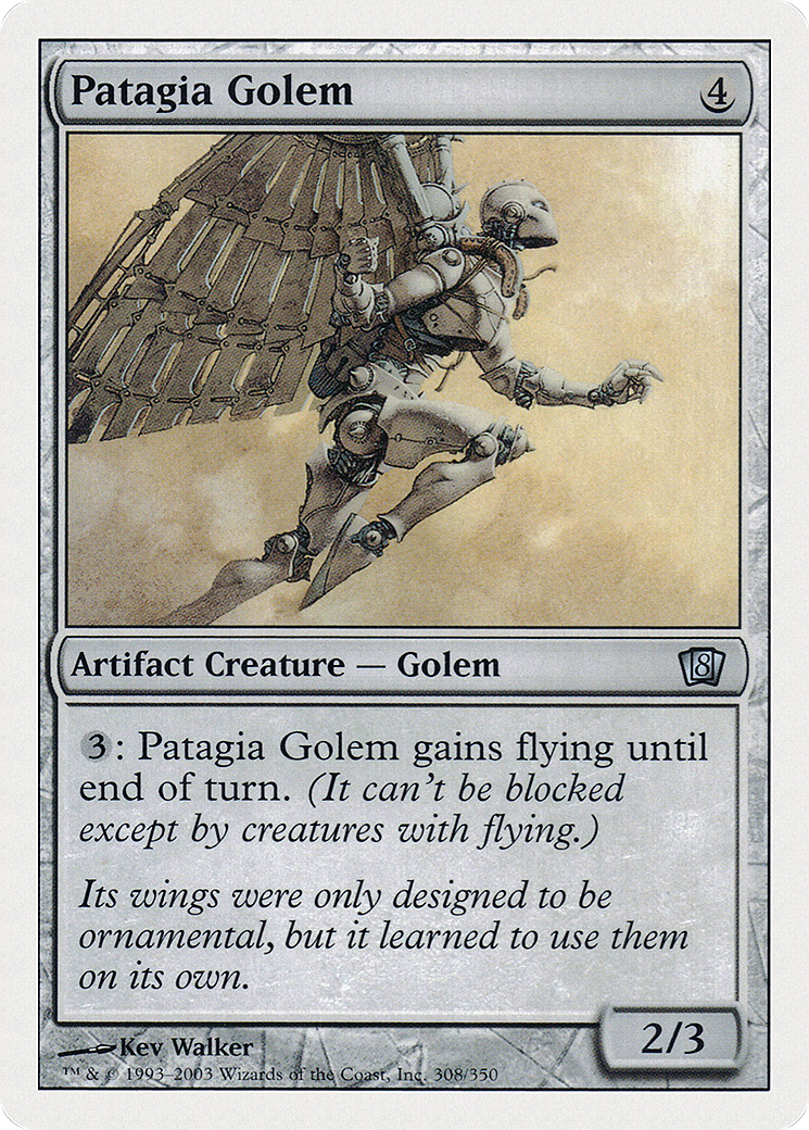 Image of Patagia Golem [Eighth Edition]