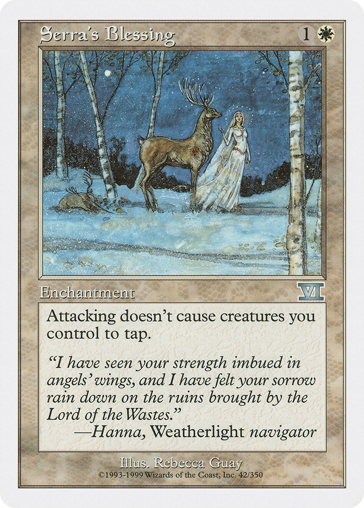 Image of Serra's Blessing [Classic Sixth Edition]