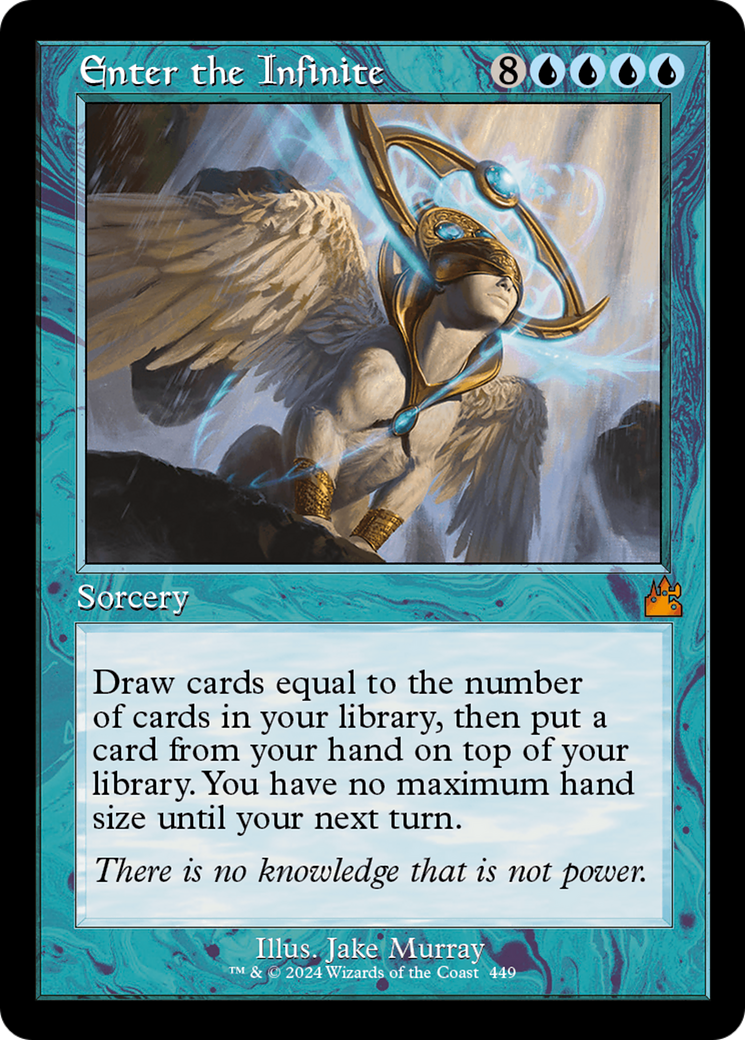 Image of Enter the Infinite (Retro Frame) [Ravnica Remastered]
