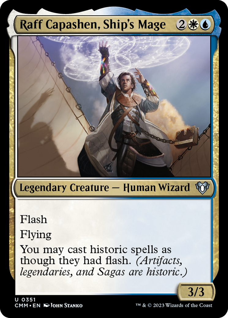 Image of Raff Capashen, Ship's Mage [Commander Masters]