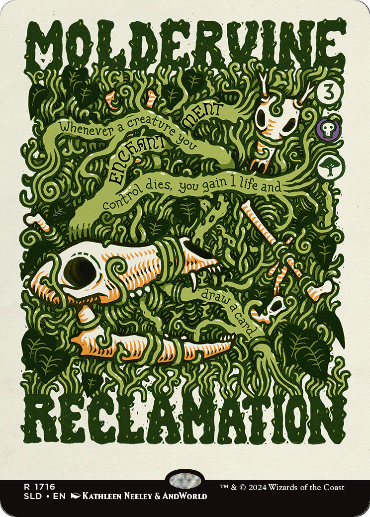 Image of Moldervine Reclamation (SLD-1716) - Secret Lair Drop (Borderless) Foil