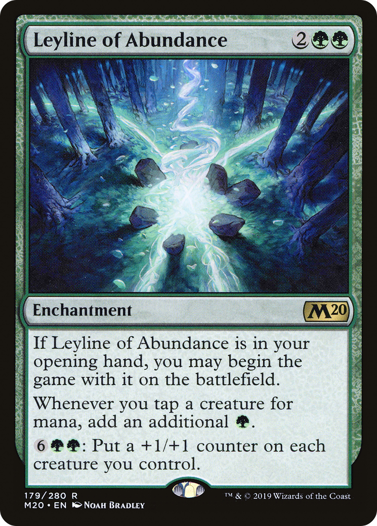 Image of Leyline of Abundance [Core Set 2020]