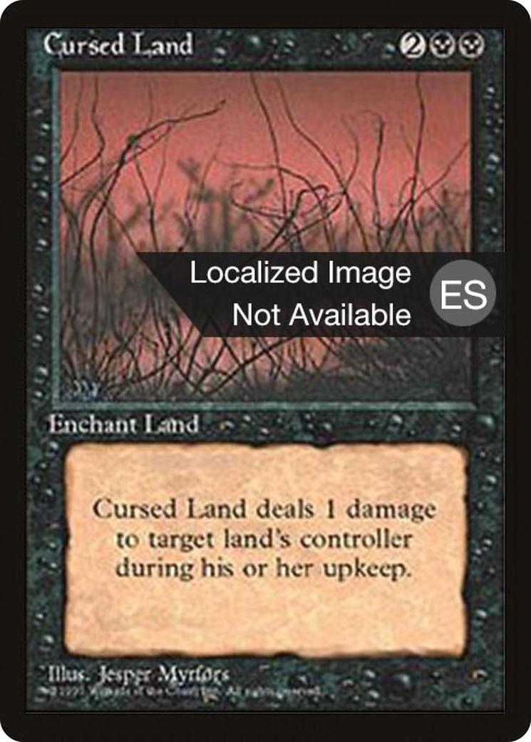 Image of Cursed Land [Fourth Edition (Foreign Black Border)]