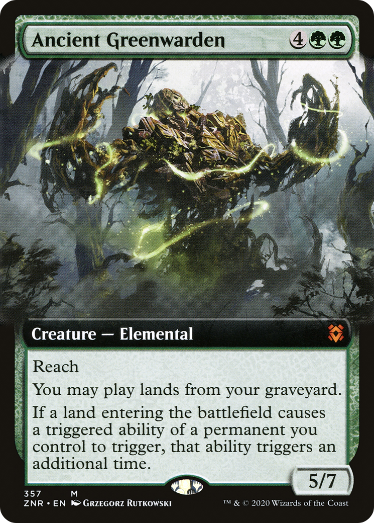 Image of Ancient Greenwarden (Extended Art) [Zendikar Rising]