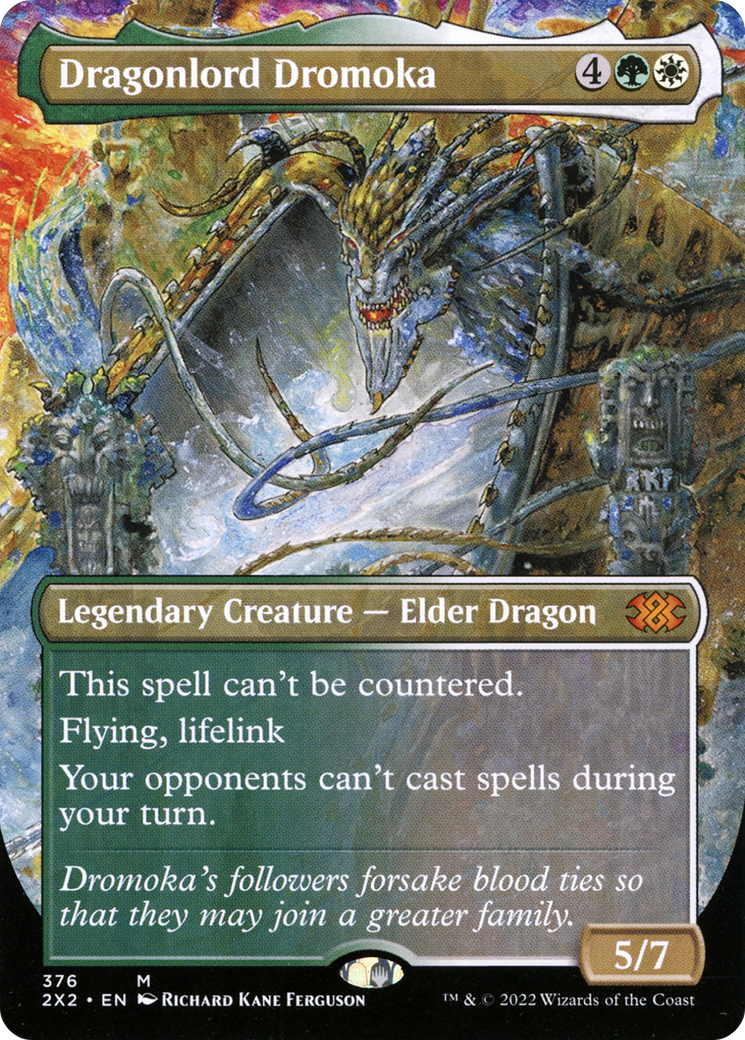 Image of Dragonlord Dromoka (Borderless Alternate Art) [Double Masters 2022]