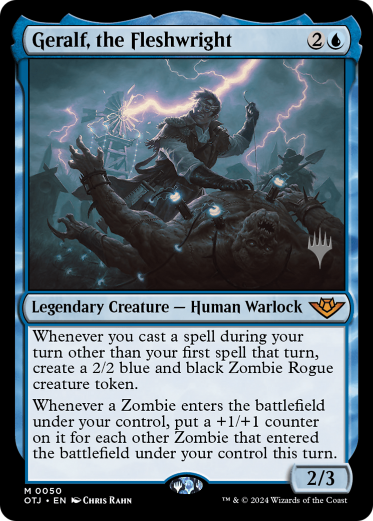 Image of Geralf, the Fleshwright (Promo Pack) [Outlaws of Thunder Junction Promos]