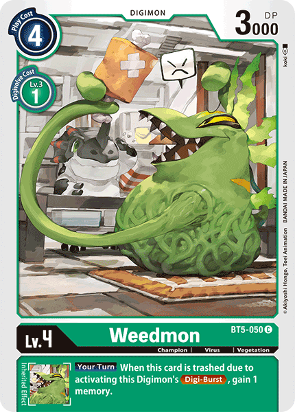 Image of Weedmon [BT5-050] [Battle of Omni]