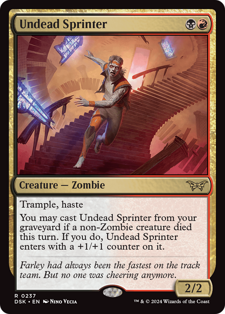 Image of Undead Sprinter [Duskmourn: House of Horror]