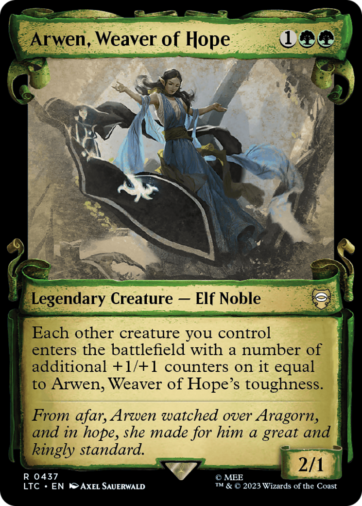 Image of Arwen, Weaver of Hope [The Lord of the Rings: Tales of Middle-Earth Commander Showcase Scrolls]