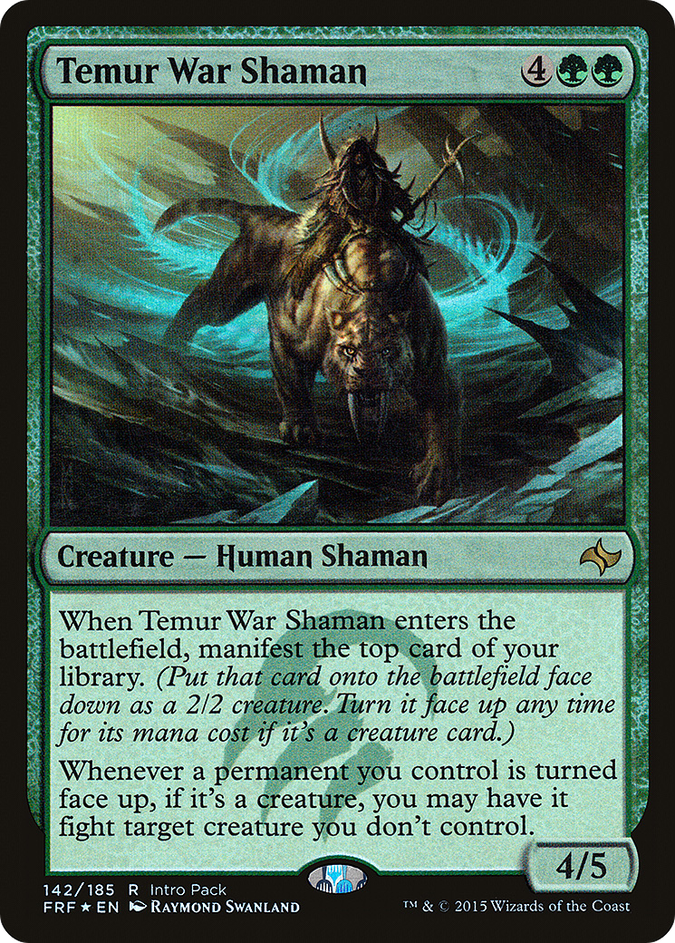 Image of Temur War Shaman (Intro Pack) [Fate Reforged Promos]