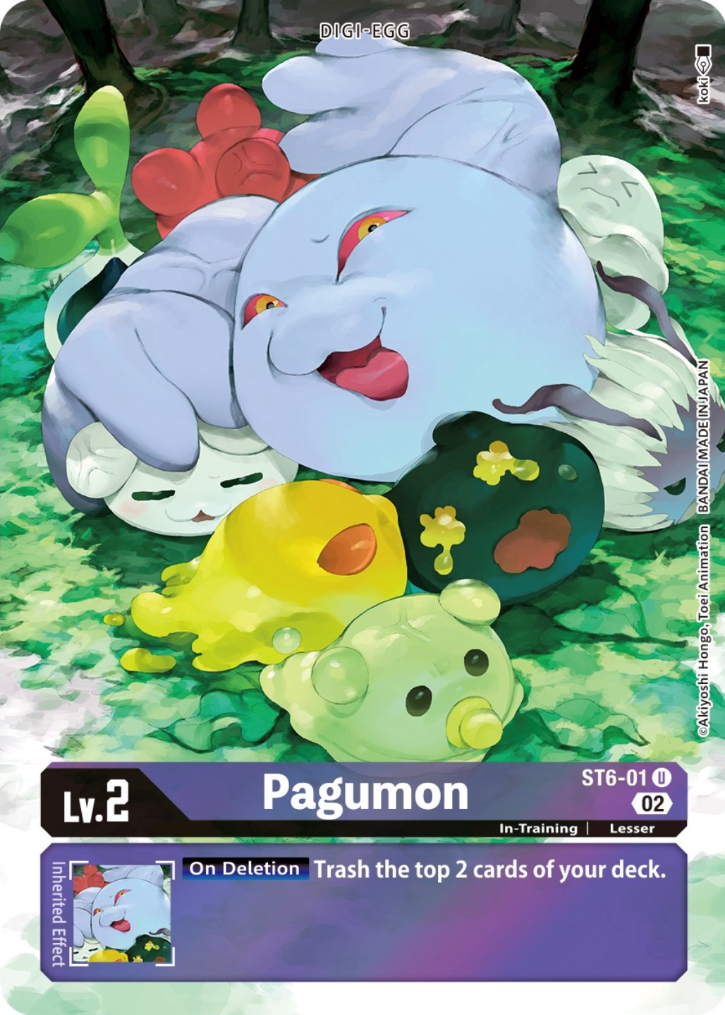 Image of Pagumon [ST6-01] (Alternate Art) [Starter Deck: Beelzemon Advanced Deck Set]