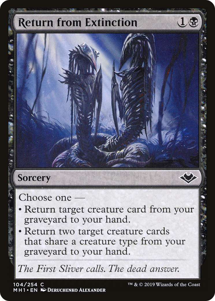 Image of Return from Extinction [Modern Horizons]
