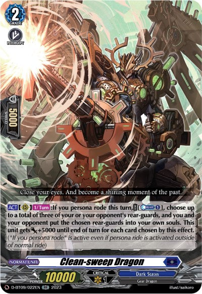 Image of Clean-sweep Dragon (D-BT09/022EN) [Dragontree Invasion]