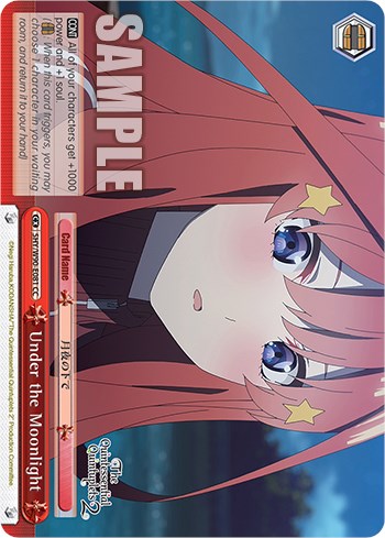 Image of Under the Moonlight (5HY/W90-E081 CC) [The Quintessential Quintuplets 2]