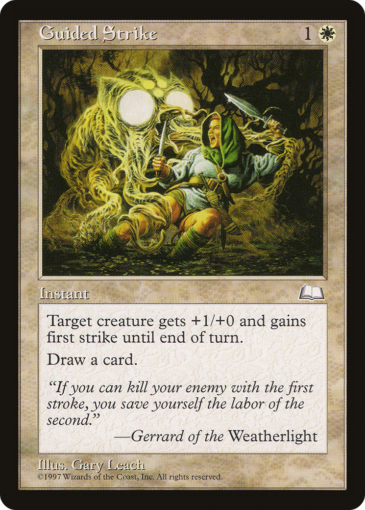 Image of Guided Strike [Weatherlight]
