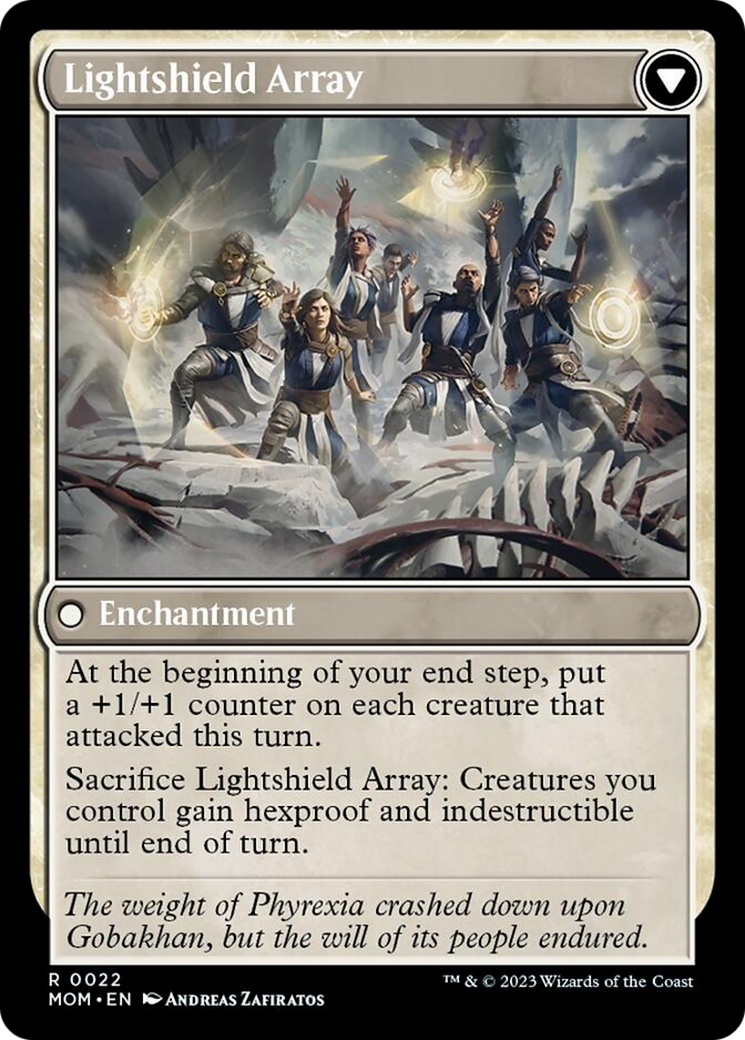 Image of Invasion of Gobakhan // Lightshield Array [March of the Machine]