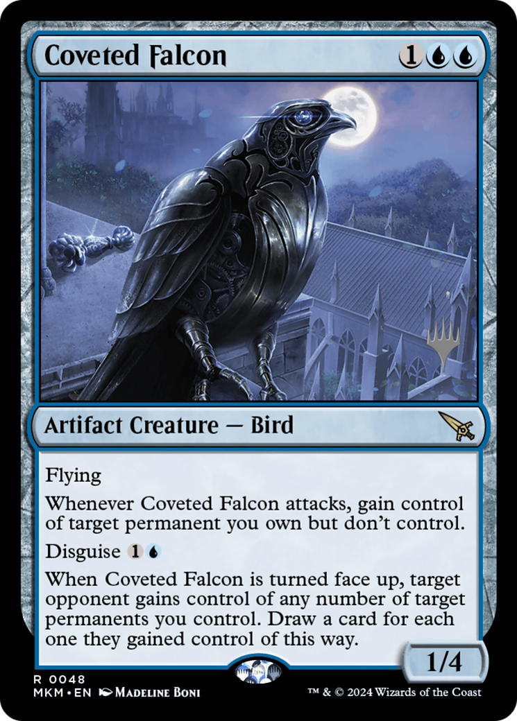 Image of Coveted Falcon (Promo Pack) [Murders at Karlov Manor Promos]