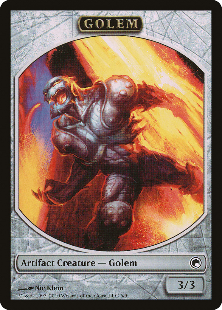 Image of Golem Token [Scars of Mirrodin Tokens]