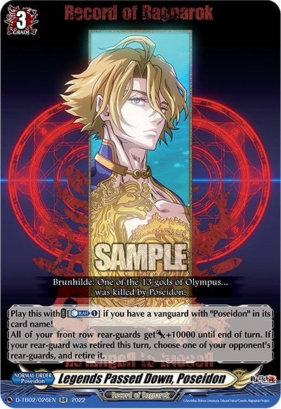 Image of Legends Passed Down, Poseidon (D-TB02/026EN) [Record of Ragnarok]
