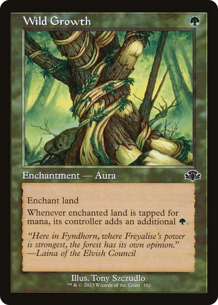 Image of Wild Growth (Retro) [Dominaria Remastered]