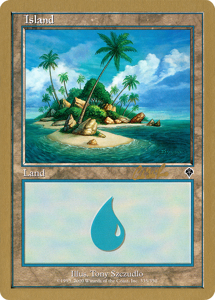 Image of Island (cr335a) (Carlos Romao) [World Championship Decks 2002]