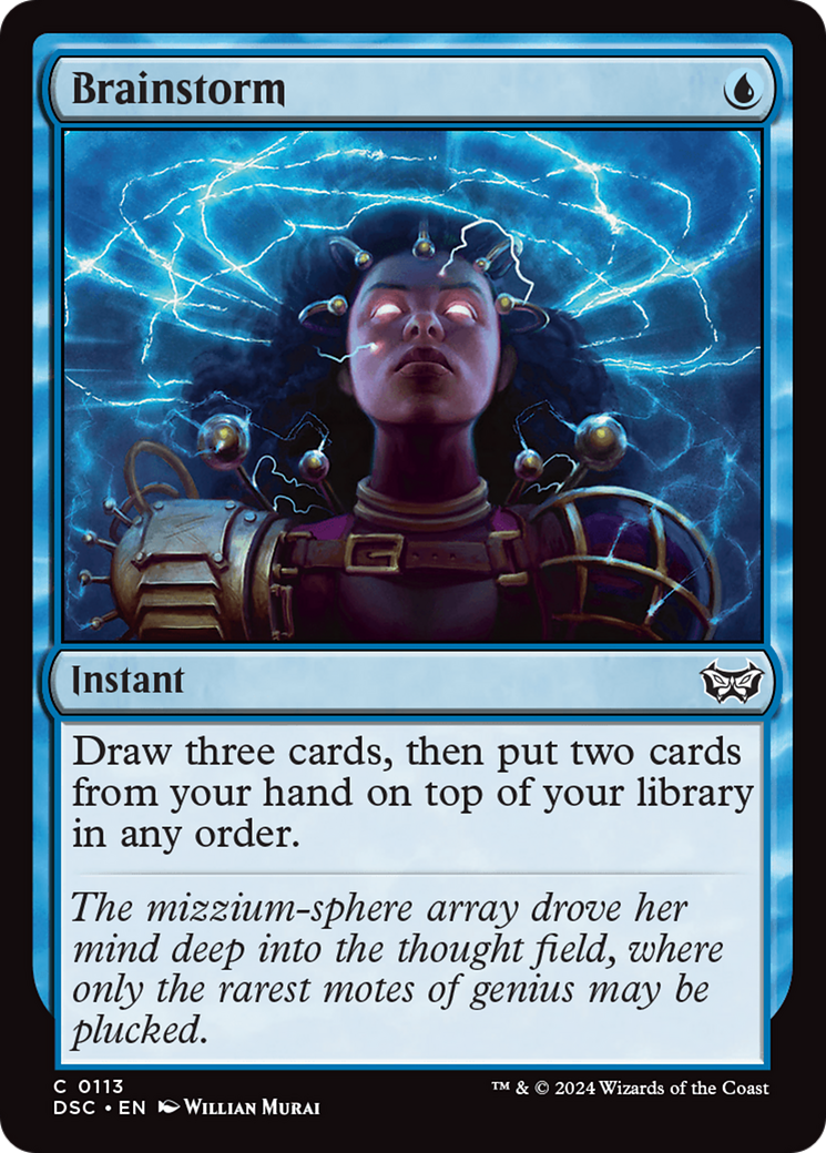 Image of Brainstorm [Duskmourn: House of Horror Commander]
