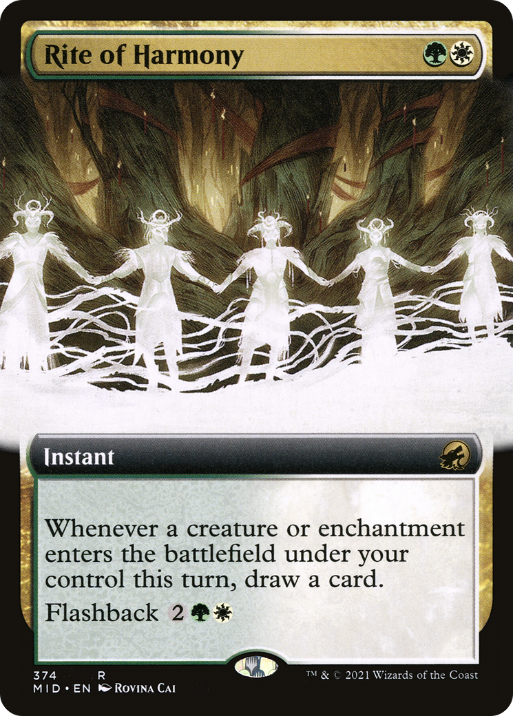 Image of Rite of Harmony (Extended Art) [Innistrad: Midnight Hunt]