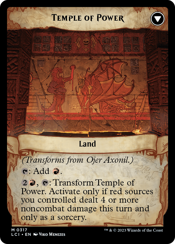 Image of Ojer Axonil, Deepest Might // Temple of Power (Showcase) [The Lost Caverns of Ixalan]