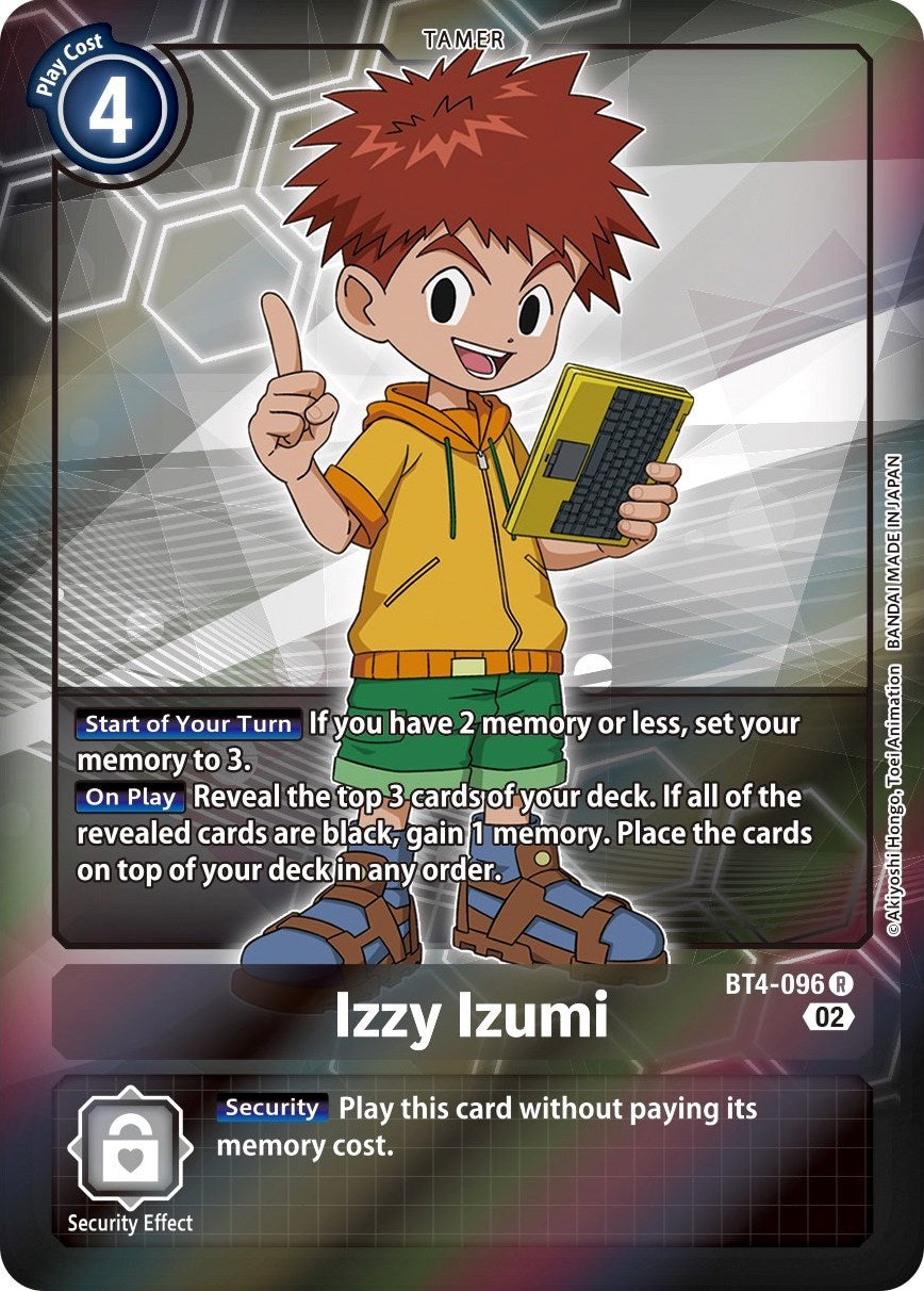 Image of Izzy Izumi [BT4-096] (Alternate Art) [Starter Deck: Ragnaloardmon]