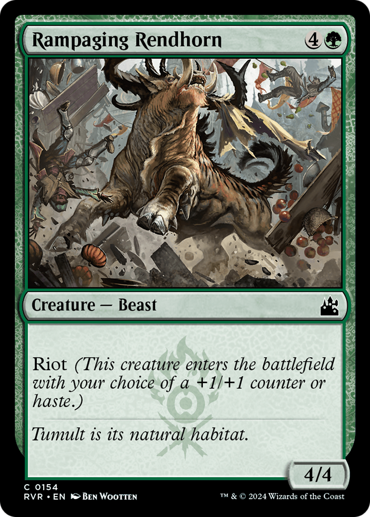 Image of Rampaging Rendhorn [Ravnica Remastered]