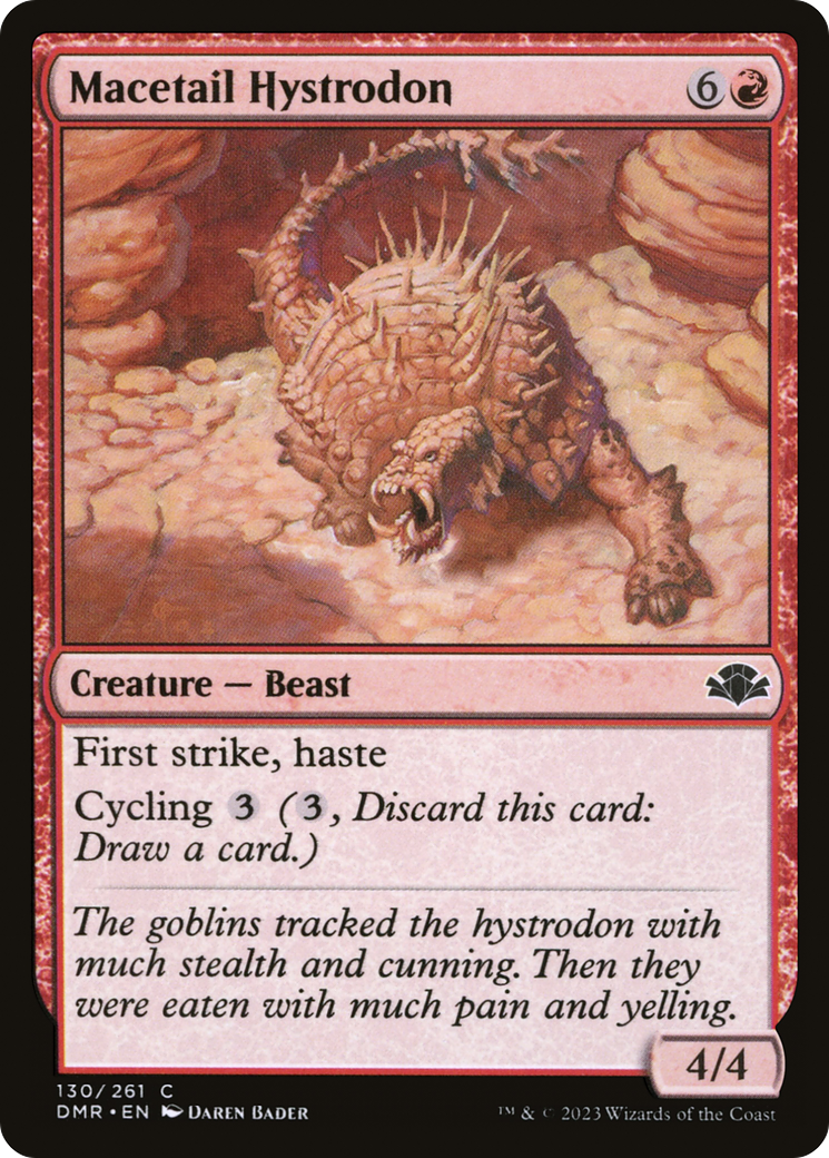 Image of Macetail Hystrodon [Dominaria Remastered]