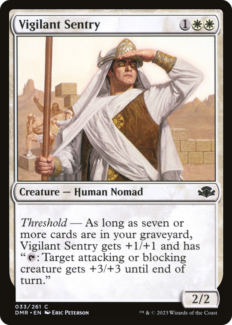 Image of Vigilant Sentry [Dominaria Remastered]