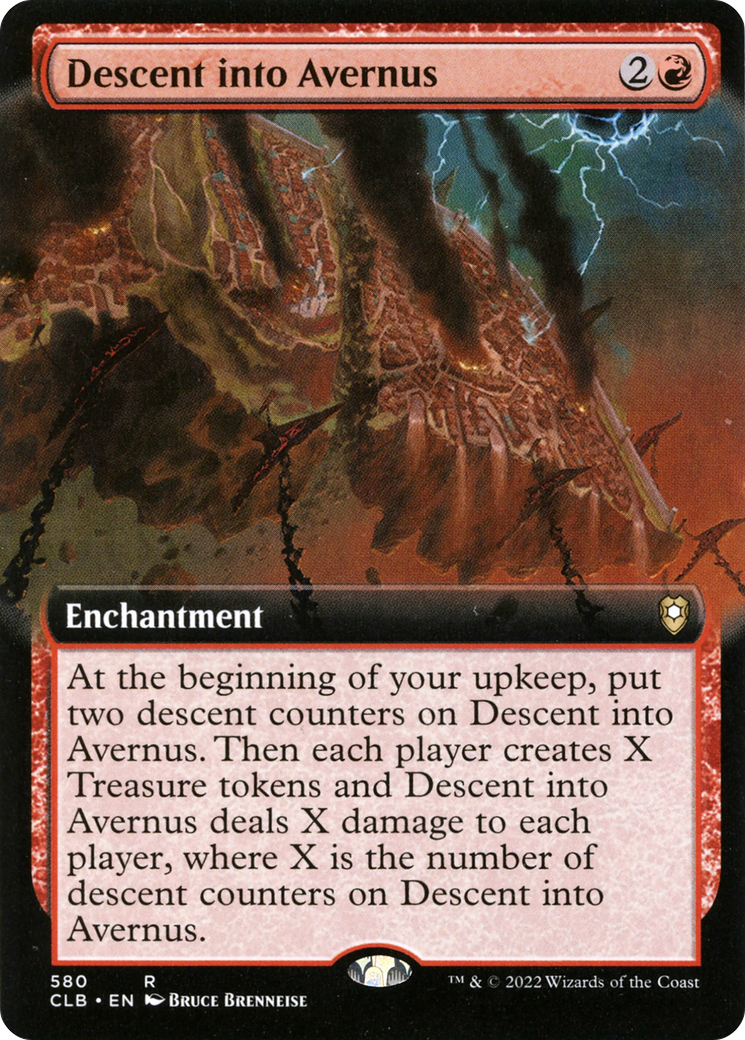 Image of Descent into Avernus (Extended Art) [Commander Legends: Battle for Baldur's Gate]