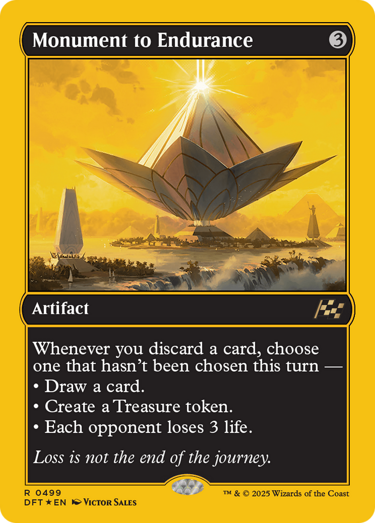 Image of Monument to Endurance (First-Place Foil) [Aetherdrift]