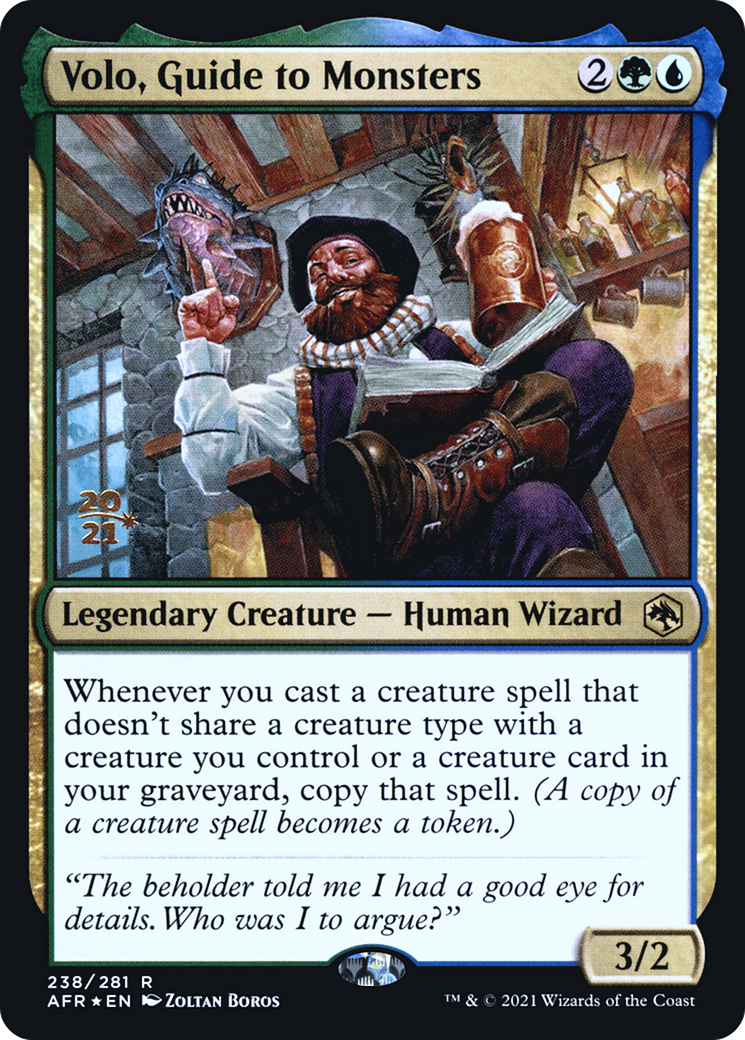 Image of Volo, Guide to Monsters [Dungeons & Dragons: Adventures in the Forgotten Realms Prerelease Promos]