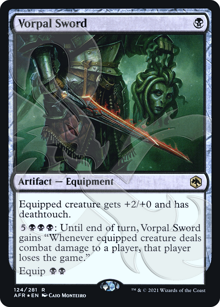 Image of Vorpal Sword (Ampersand Promo) [Dungeons & Dragons: Adventures in the Forgotten Realms Promos]