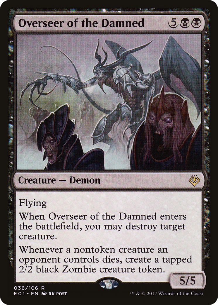 Image of Overseer of the Damned [Archenemy: Nicol Bolas]